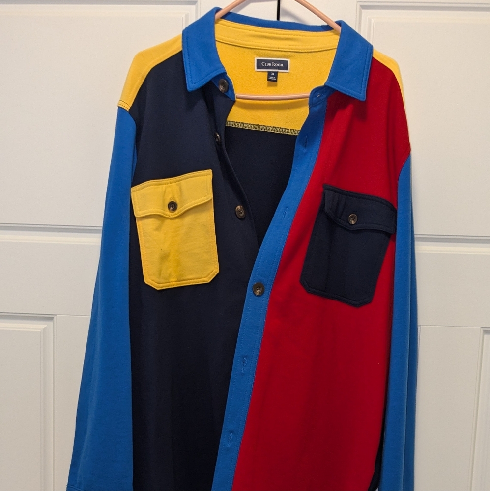 Colorblock Men's Shirt/ Brand New